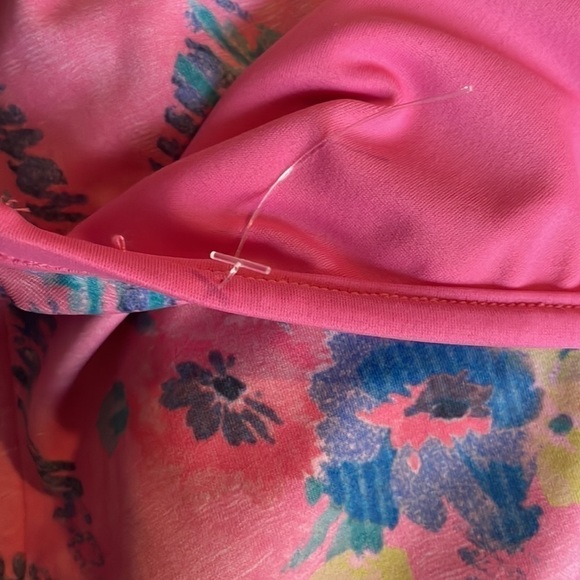 LoveShackFancy x Beach Riot Cheryl One Piece Swimsuit XS Pink - Picture 16 of 16